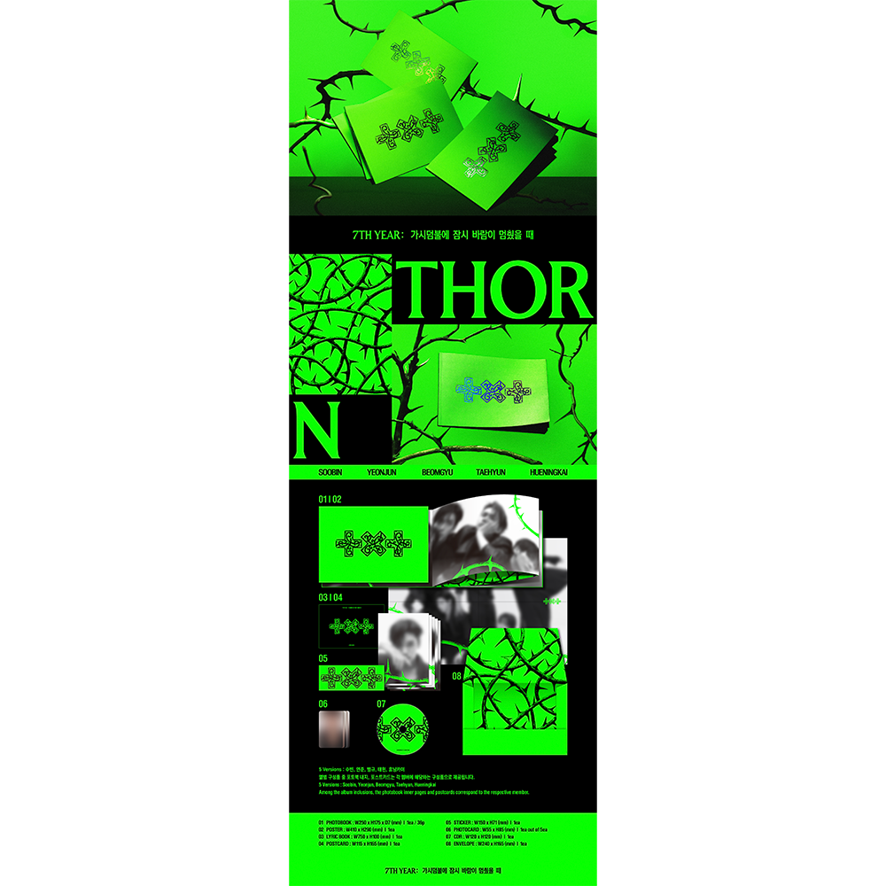 7TH YEAR: A Moment of Stillness in the Thorns THORN Ver. - TXT 7TH YEAR: A Moment of Stillness in the Thorns THORN Ver. - TXT