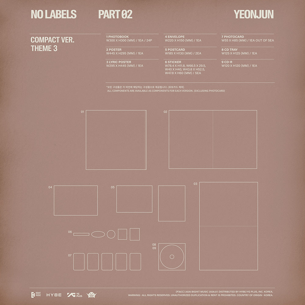 NO LABELS: PART 02 (Compact Ver. THEME 3) Packshot