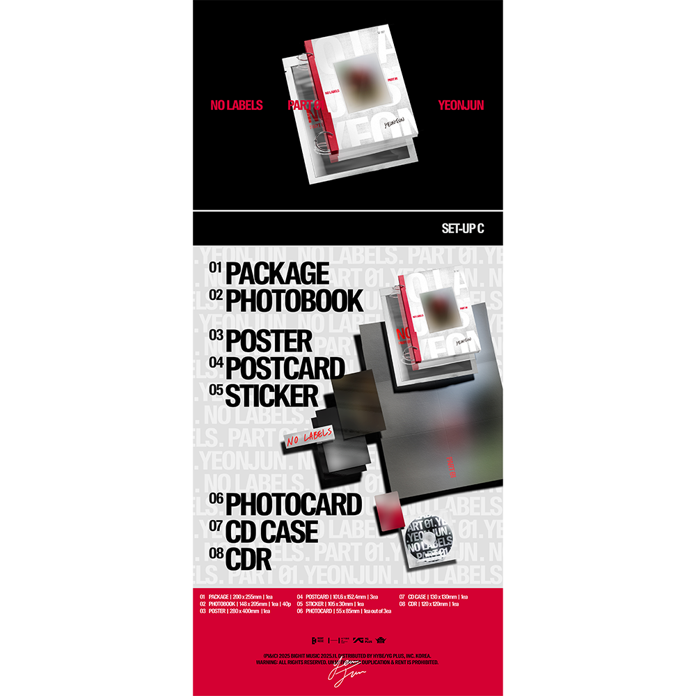 YEONJUN 'NO LABELS: PART 01' (SET-UP C) Packshot